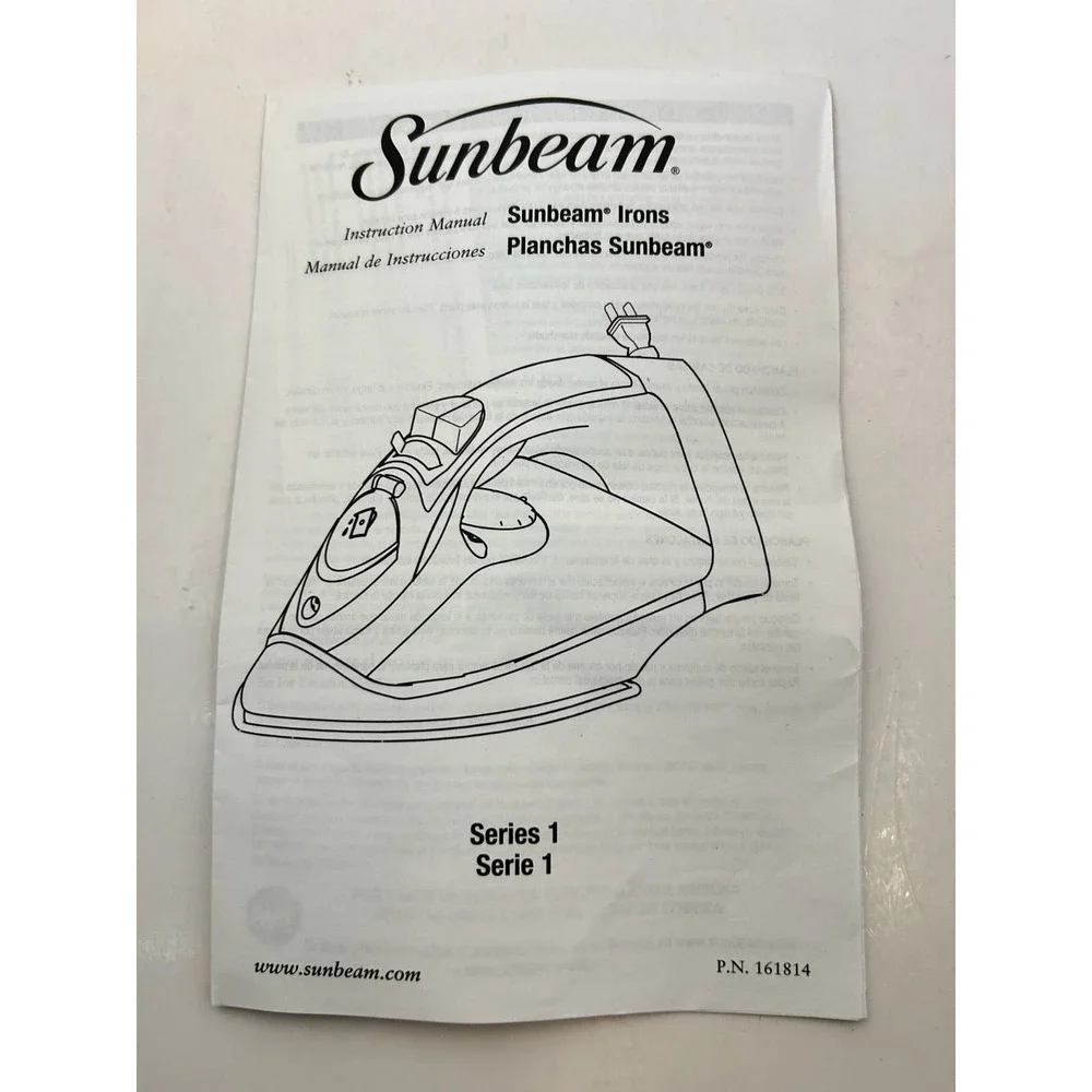 Sunbeam Steam Master Non-Stick Iron 30-Minute Auto-Off 3017 New in Box 2012